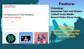 create your personal website and greeting