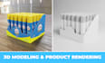 do 3d product rendering for amazon shopify and ecommerce