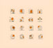 create minimal unique flat icons with fastest delivery