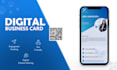 create professional business cards stationery  and digital cards with qr code