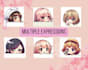 draw cute chibi peeking art or pfp for you