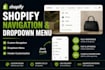create shopify navigation, mega menu and dropdown menu