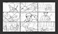 draw 9 rough sketch frames in 24 hours
