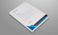 make a creative business letterhead for your company