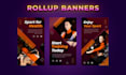 design print ready billboards, sandwich board, rollup banners, standee
