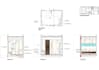draw 2d bathroom detail, elevation and section