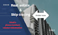 skip tracing real estate lead generation data entry