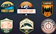 design badge ,patch ,stamp and military logo