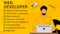 be your best frontend developer in next js and react js