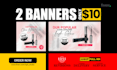 design awesome website banners, banner ads, google ads