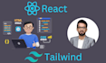 create modern website with react and tailwind css
