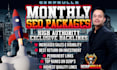 do monthly SEO link building with high authority backlinks service