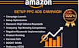 setup and manage amazon PPC campaigns, a to z amazon services