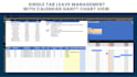 provide ready to use leave tracker excel template