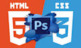 design a custom website with html CSS javascript