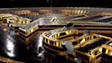 animate black and gold luxury 3d logo intro