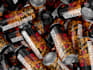 create label design energy drink, beer, soda can label