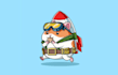 hamster heroes card game logo design