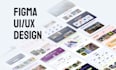 do resposive figma website design, landing page design, website UI UX