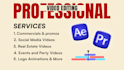 do professional video editing for youtube talking head and vsl