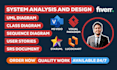 do uml diagrams,srs, software architecture class,erd,use case diagram