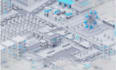 create 3d landscape low polly for ilustration or animation