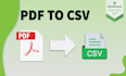 convert 2 bank statement PDF to qbo and PDF to CSV