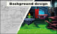 design 2d game environment, sprite sheets, props, and characters