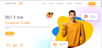 create modern landing page design with CSS, UI UX