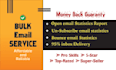 bulk email services in millions