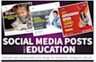design creative dental social media post for any brand