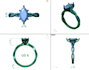 do 3d model of  beautiful rings, pendants, jewelry designing
