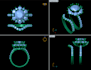 do 3d model of  beautiful rings, pendants, jewelry designing