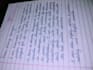 handwrite notes and letters