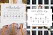 create wedding signs, wedding timeline, seating chart, welcome sign