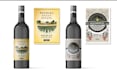 design a handpainted watercolor wine label for your winery