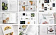 create meal plans, recipes ebook, cookbook pdf editable canva template