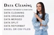 quickly data cleaning, organize, merge, reformat excel or CSV contacts database