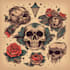 draw a hand drawn custom tattoo design for you