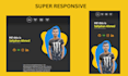 make a html css javascript portfolio website for you