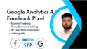 install facebook database and google analytics fix ads conversion tracking