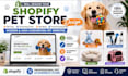 design shopify pet store, pet toys, grooming and pet accessories store