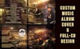 design album cover, book KDP cover, poster art with photoshop and midjourney ai