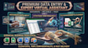 do professional data entry, web research, and copy paste work