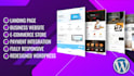develop and design websites using wordpress