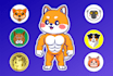 design meme token, crypto, animal coin logo