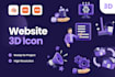 create custom 3d icons for app, web, and saas UI