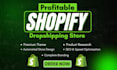 design shopify website redesign shopify dropshipping store, shopify store