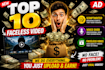 create top 10 faceless cash cow videos and bulk