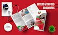design professional healthcare home care medical business flyer or brochure